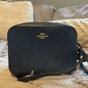 Coach Crossbody purse, navy blue